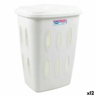 Καλάθι για τα Βρώμικα Ρούχα Inde Bella 60 L Γραφίτης 40,5 x 33 x 59 cm (5 Μονάδες)