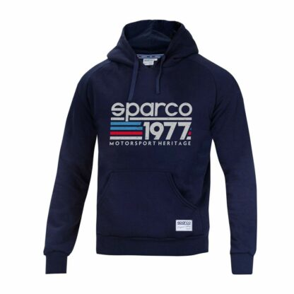 Φούτερ με Κουκούλα Sparco 1977 Ναυτικό Μπλε XXL