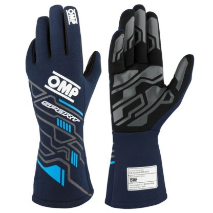 Men's Driving Gloves OMP SPORT Ναυτικό Μπλε S