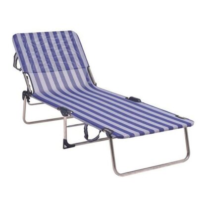 Garden day bed Aluminium Multi-position With handles Striped - Κρεβάτι για τον κήπο Alco Αλουμίνιο Πολλαπλή τοποθέτηση Ριγέ