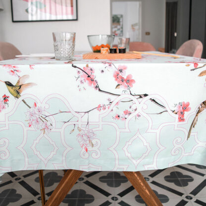 Τραπεζομάντηλο HappyFriday Chinoiserie Πολύχρωμο 150 x 250 cm