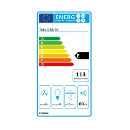 Συμβατικός Απορροφητήρας Teka DBB90 90 cm 380 m3/h 60 dB 195W