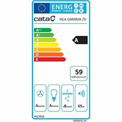 Συμβατικός Απορροφητήρας Cata 2025205 90 850 m3/h 67 dB 280W Μεταλλικό