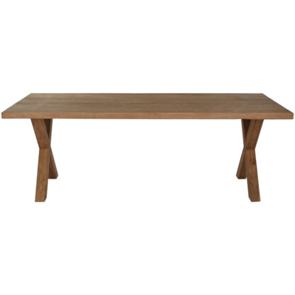 Τραπεζαρία Home ESPRIT ξύλο teak 220 x 100 x 76 cm