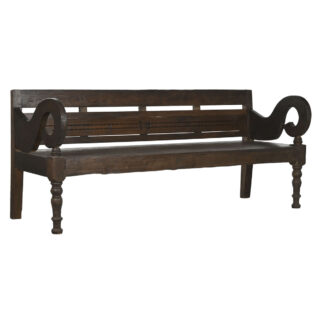 Παγκάκι Home ESPRIT Σκούρο καφέ ξύλο teak 190 x 70 x 75 cm