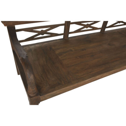 Παγκάκι Home ESPRIT Σκούρο καφέ ξύλο teak 190 x 70 x 75 cm