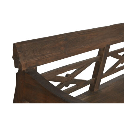 Παγκάκι Home ESPRIT Σκούρο καφέ ξύλο teak 190 x 70 x 75 cm