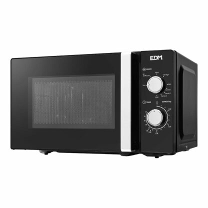 Φούρνος Μικροκυμάτων με Γκριλ EDM 07413 Black Design Μαύρο 1000 W 700 W 20 L