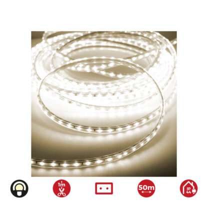 LED ταινίες EDM 72701 4,2 W x 1 m 50 m Θερμό Φως 3200 K 350 lm