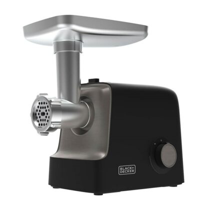 Black & Decker Black+Decker BXMMA2200E meat mincer (2200 W) - Μύλος για το Κρέας Μαύρο Ασημί Ανοξείδωτο ατσάλι Αλουμίνιο 2200 W