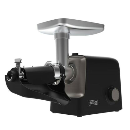 Black & Decker Black+Decker BXMMA2200E meat mincer (2200 W) - Μύλος για το Κρέας Μαύρο Ασημί Ανοξείδωτο ατσάλι Αλουμίνιο 2200 W