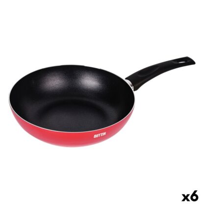 Τηγάνι Wok Quttin Infinity Κόκκινο 28,3 x 47 x 10 cm