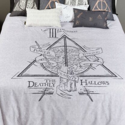 Κάλυψη παπλώματος Harry Potter Deathly Hallows Legend Πολύχρωμο 175 Νήματα 240 x 220 cm Kρεβάτι 150/160 εκ