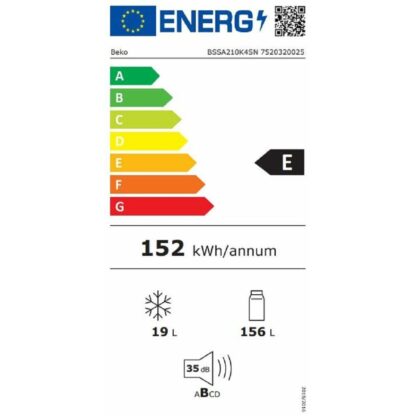 Συνδυασμένο Ψυγείο BEKO BSSA210K4SN Λευκό