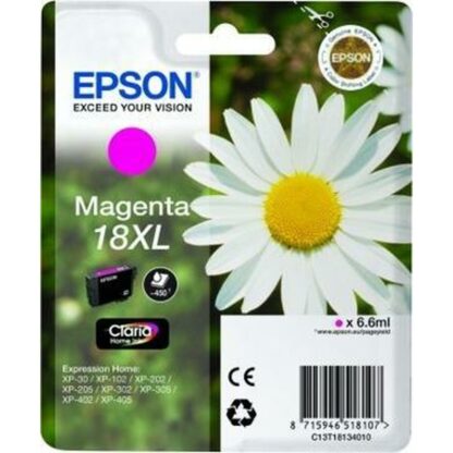 Αυθεντικό Φυσίγγιο μελάνης Epson  Nº18XL Mατζέντα (x10) (1 μονάδα)