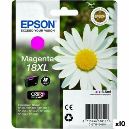 Αυθεντικό Φυσίγγιο μελάνης Epson  Nº18XL Mατζέντα (x10) (1 μονάδα)