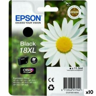 Αυθεντικό Φυσίγγιο μελάνης Epson Nº18XL Κυανό (x10) (1 μονάδα)