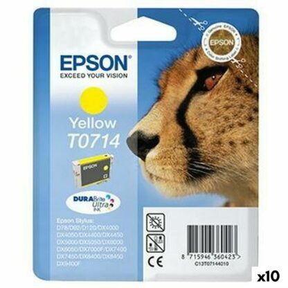 Αυθεντικό Φυσίγγιο μελάνης Epson Κίτρινο (x10) (1 μονάδα)