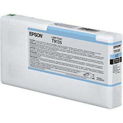 Αυθεντικό Φυσίγγιο μελάνης Epson T9135 Light Cyan Ink Cartridge (200ml) Ανοιχτό Κυανό