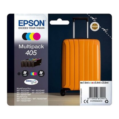 Αυθεντικό Φυσίγγιο μελάνης Epson Nº 405 Μαύρο/Κυανό/Ματζέντα/Κίτρινο (x7)