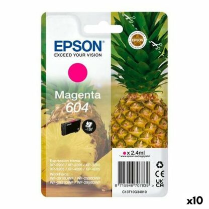 Αυθεντικό Φυσίγγιο μελάνης Epson XP-2200 WF-2910DWF Μαύρο Mατζέντα (x10)