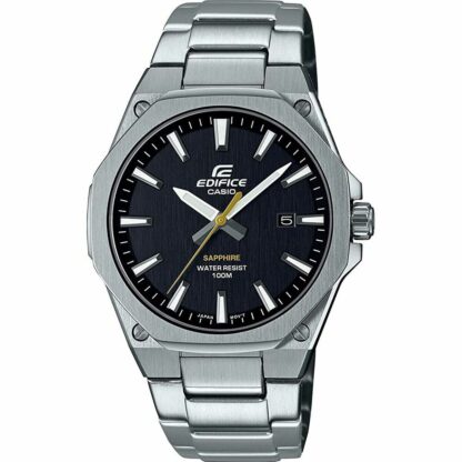 Casio EFR-S108D-1AVUEF watch - Ανδρικά Ρολόγια SLIM LINE Μαύρο Ασημί (Ø 40 mm)