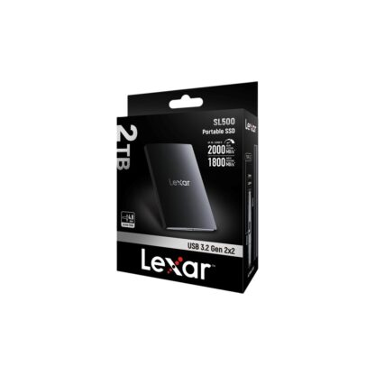 Εξωτερικός Σκληρός Δίσκος Lexar SL200 Μαύρο 2 TB SSD