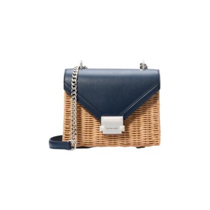 Τσάντα Ώμου Michael Kors WHITNEY-NAVY Μπλε 21 x 18 x 7 cm