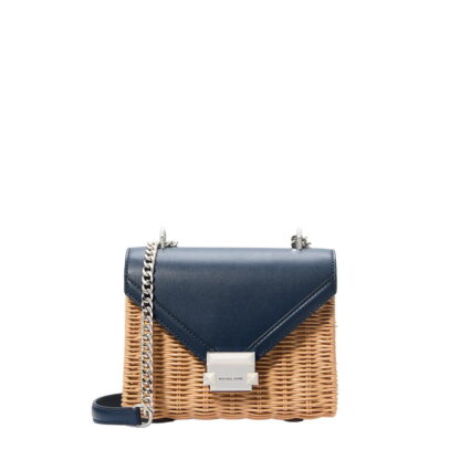 Τσάντα Ώμου Michael Kors WHITNEY-NAVY Μπλε 21 x 18 x 7 cm