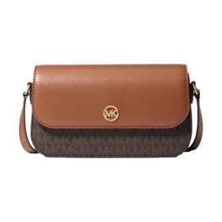 Τσάντα Ώμου Michael Kors LYRA Καφέ 27 x 23 x 11 cm