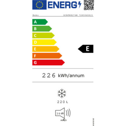 Ψύκτης BEKO B3RFNE274W Λευκό 220 L