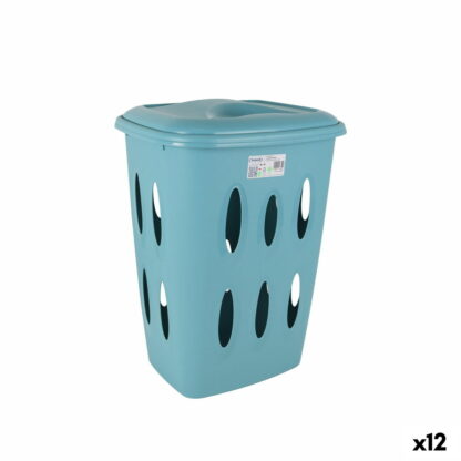 Καλάθι για τα Βρώμικα Ρούχα Tontarelli Laundry Μπλε 41 x 33,2 x 54,5 cm (12 Μονάδες)