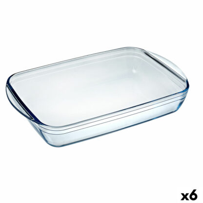 Ταψί Pyrex Classic 4,6 L 40,3 x 26,3 x 7,3 cm Διαφανές Γυαλί (x6)