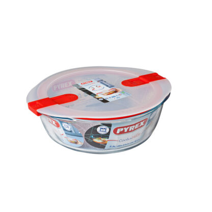 Ερμητικό Κουτί Γεύματος Pyrex Cook&heat 26 x 23 x 8 cm 2,3 L Κόκκινο Γυαλί (x6)