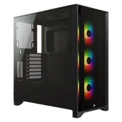 Κουτί Μέσος Πύργος ATX Corsair iCUE 4000X RGB Μαύρο