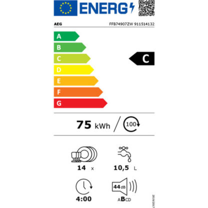 Πλυντήριο πιάτων AEG FFB74907ZW 60 cm