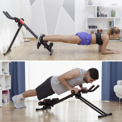 Folding Abdominal Machine with Exercise Guide Plawer InnovaGoods - Πτυσσόμενο μηχάνημα κοιλιακών με οδηγό ασκήσεσων