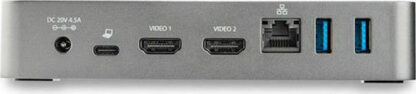 StarTech USB-C / USB-A Docking Station με 4K PD Ethernet Μαύρο (DK30CHHPDEU)