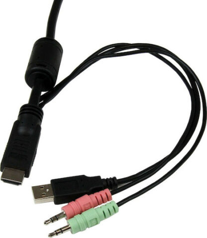 StarTech 2-Port HDMI Cable KVM Switch Black SV211HDUA