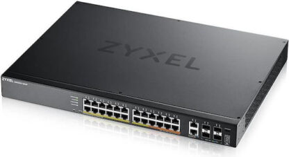 Zyxel Managed L3 PoE+ Switch με 24 Θύρες Gigabit (1Gbps) Ethernet και 4 SFP Θύρες