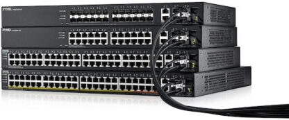 Zyxel Managed L3 PoE+ Switch με 24 Θύρες Gigabit (1Gbps) Ethernet και 4 SFP Θύρες