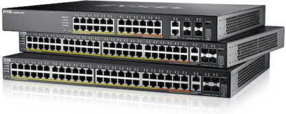 Zyxel Managed L3 PoE+ Switch με 24 Θύρες Gigabit (1Gbps) Ethernet και 4 SFP Θύρες