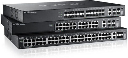 Zyxel Managed L3 PoE+ Switch με 24 Θύρες Gigabit (1Gbps) Ethernet και 4 SFP Θύρες