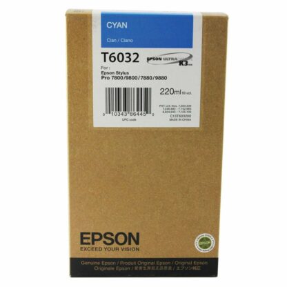 Αυθεντικό Φυσίγγιο μελάνης Epson GF Stylus Pro 7880/9880 Κυανό