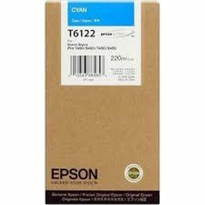 Αυθεντικό Φυσίγγιο μελάνης Epson C13T612200 Κυανό