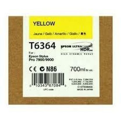 Αυθεντικό Φυσίγγιο μελάνης Epson Cartucho T636400 amarillo Κίτρινο