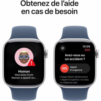 Smartwatch Apple Watch Series 10 Μπλε Ασημί