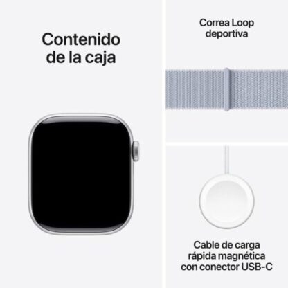 Smartwatch Apple Watch Series 10 Μπλε Ασημί