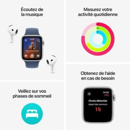 Smartwatch Apple Watch SE GPS Ναυτικό Μπλε 44 mm