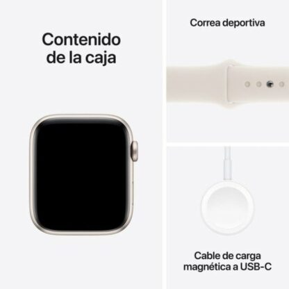 Smartwatch Apple MXEU3QL/A Λευκό 44 mm